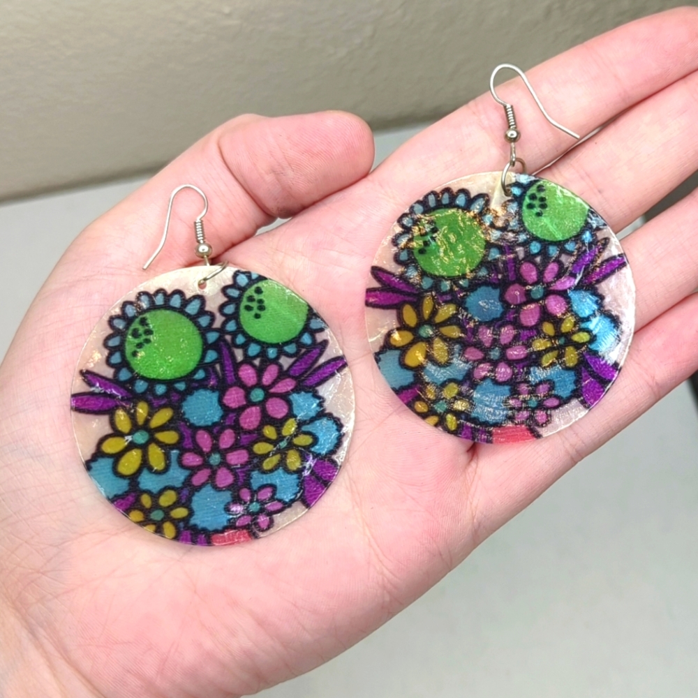 Y2K Flower Pattern Earrings